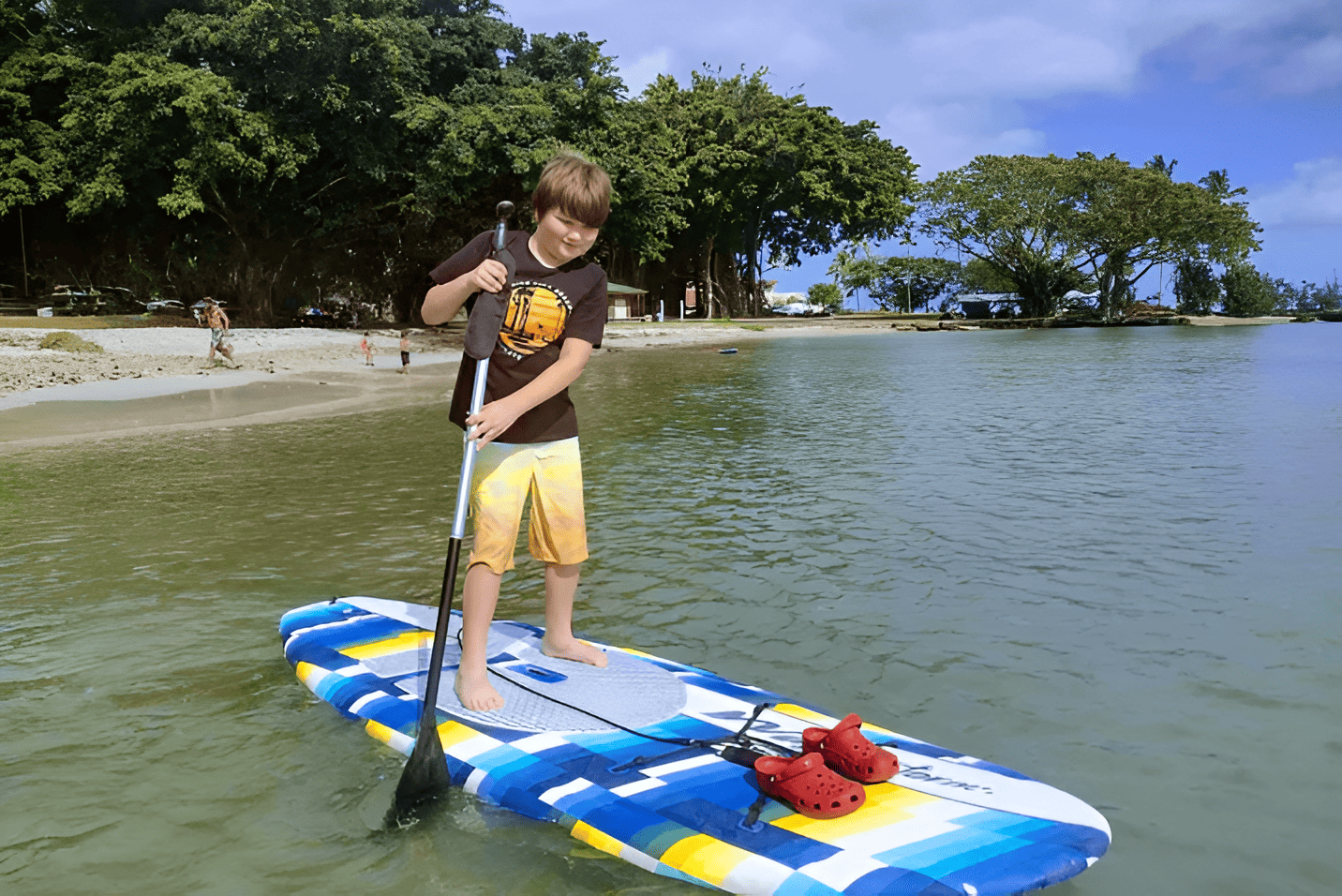 Hilo Ocean Adventures - Reeds Bay Oceanfront Stand Up Paddleboarding Lesson 